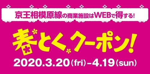 新規の方がお得に【春とくクーポン】4月19日まで！